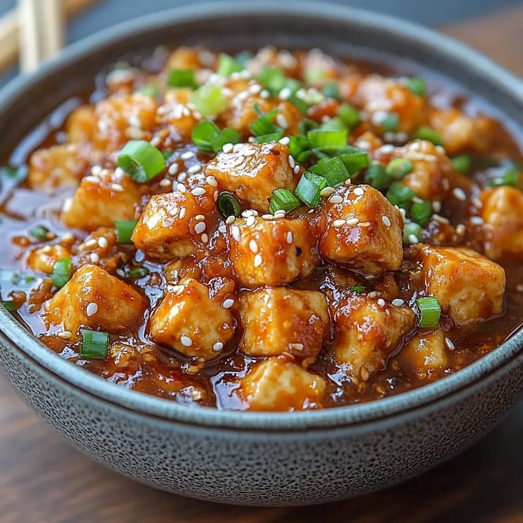 Chili w/ Honey Garlic Tofu: An Incredible 7-Step Recipe