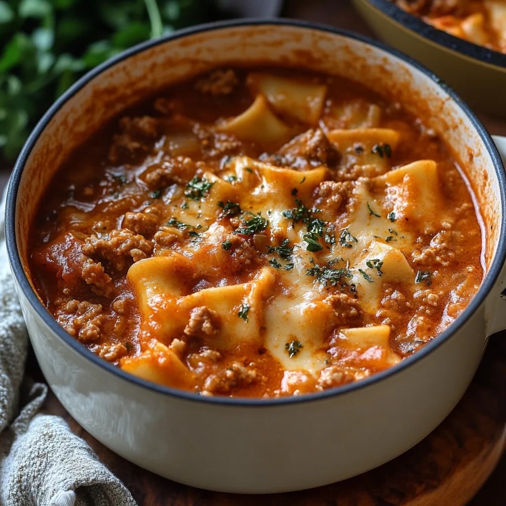 One Pot Lasagna Soup: An Incredible Ultimate Recipe with 7 Flavors