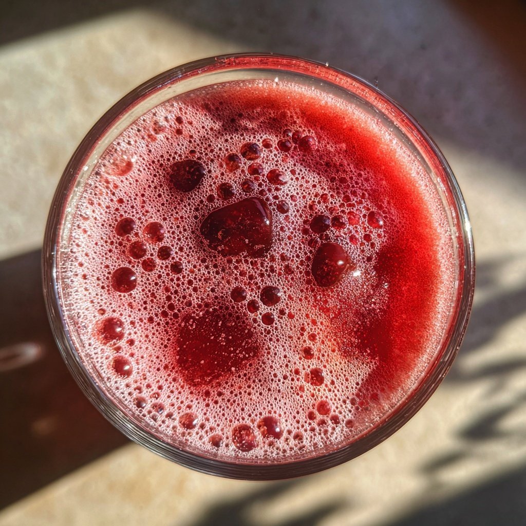 Cranberry Vanilla Frost Fizz