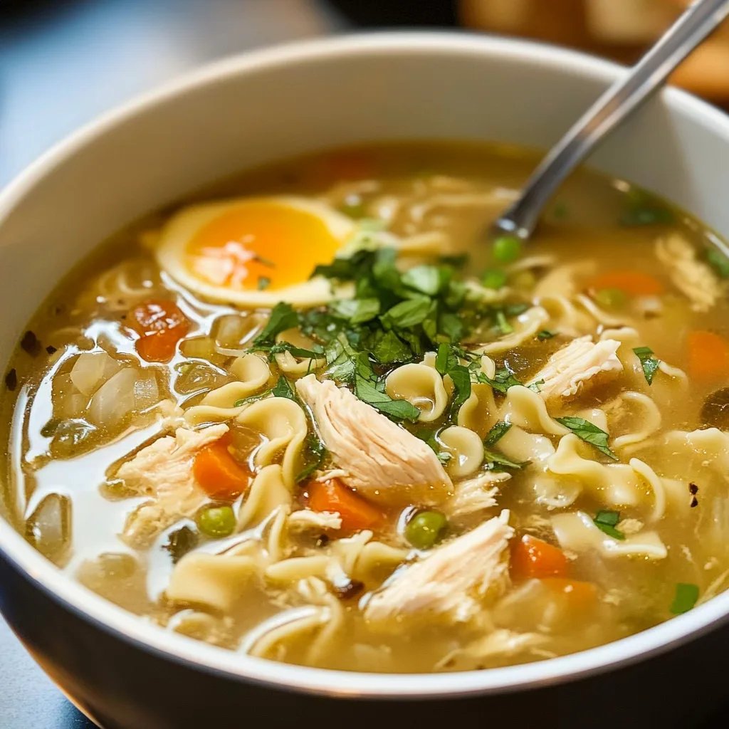 Flu-Fighting Chicken Noodle Soup