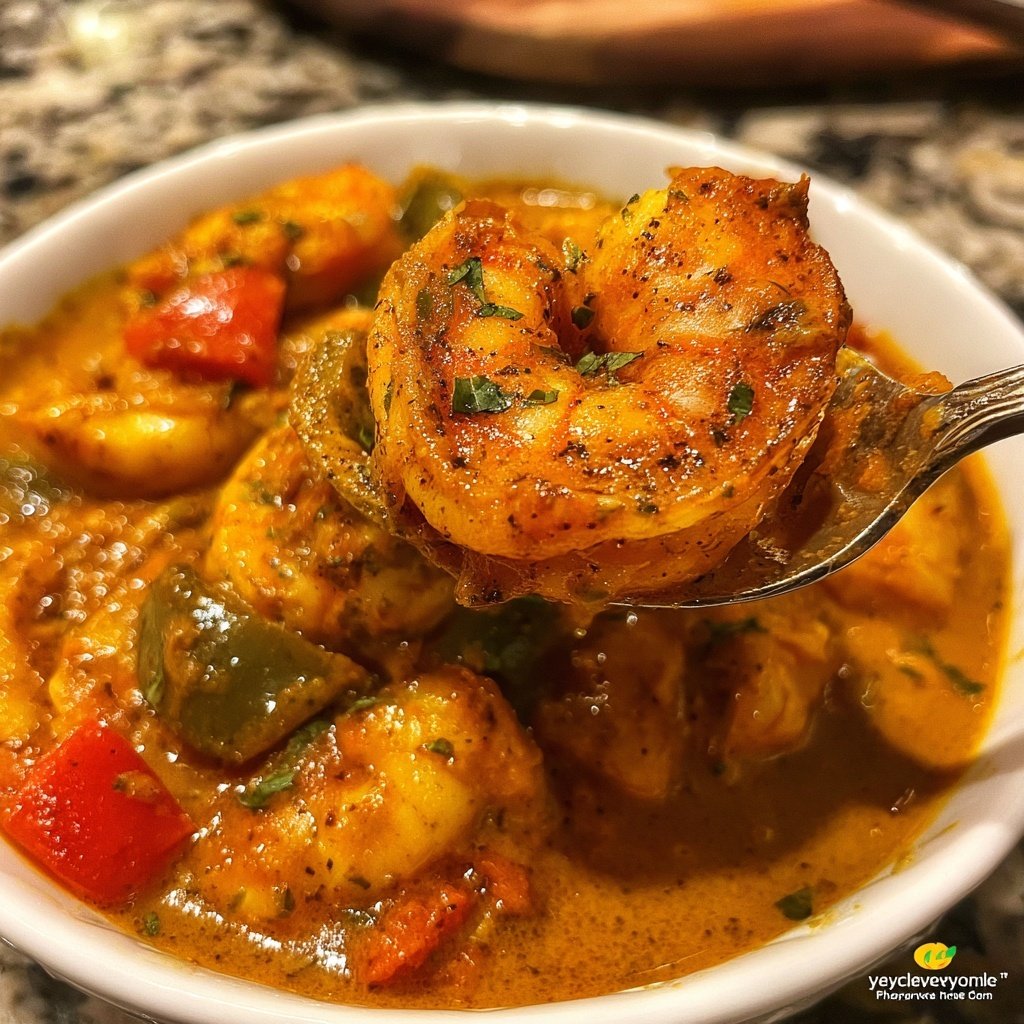Spicy Jamaican Shrimp Curry