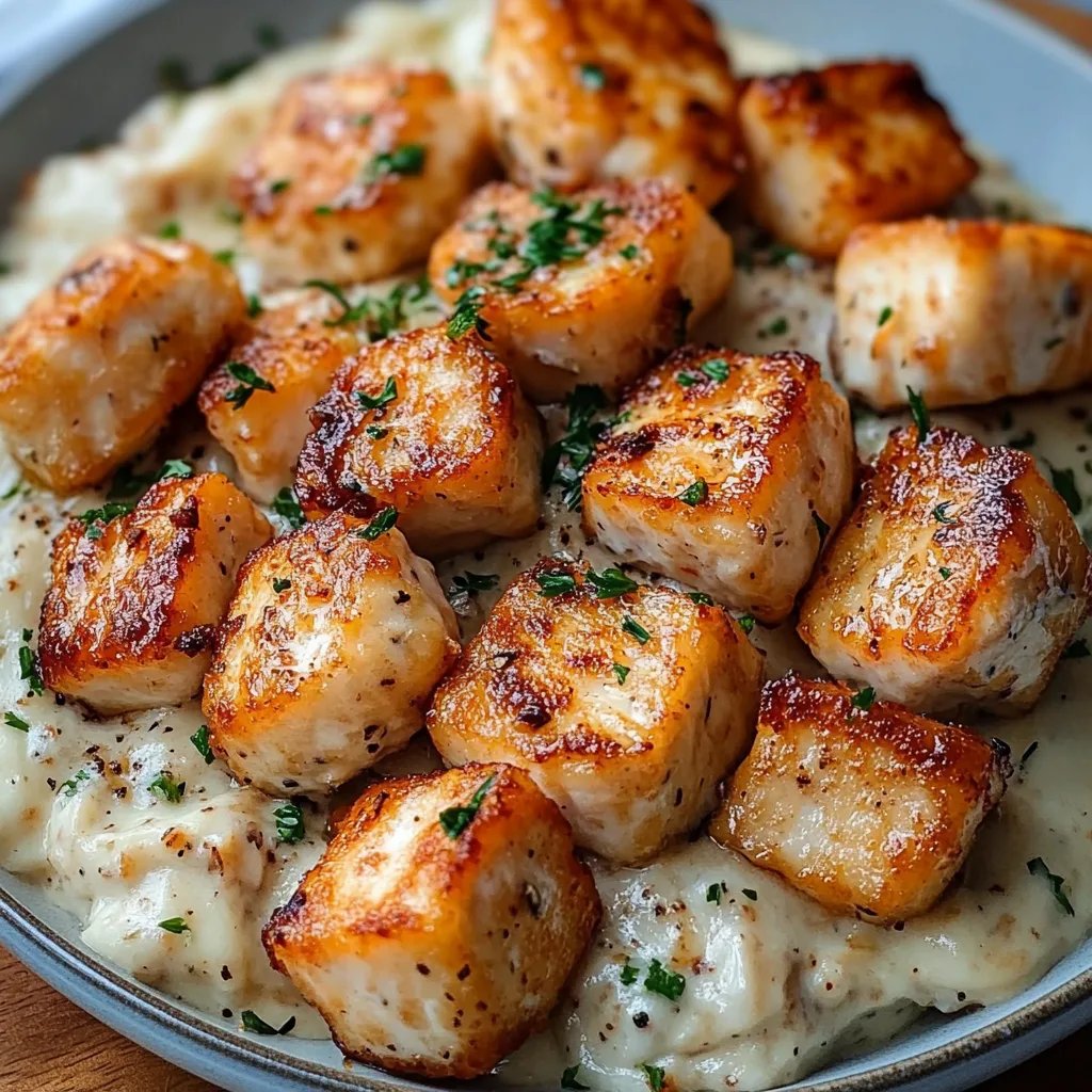 Air Fryer Salmon Bites with Garlic Cream Sauce: An Incredible Ultimate Recipe