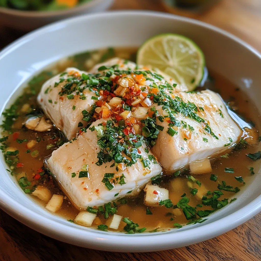Steamed Fish with Lime & Garlic: An Amazing Ultimate Recipe