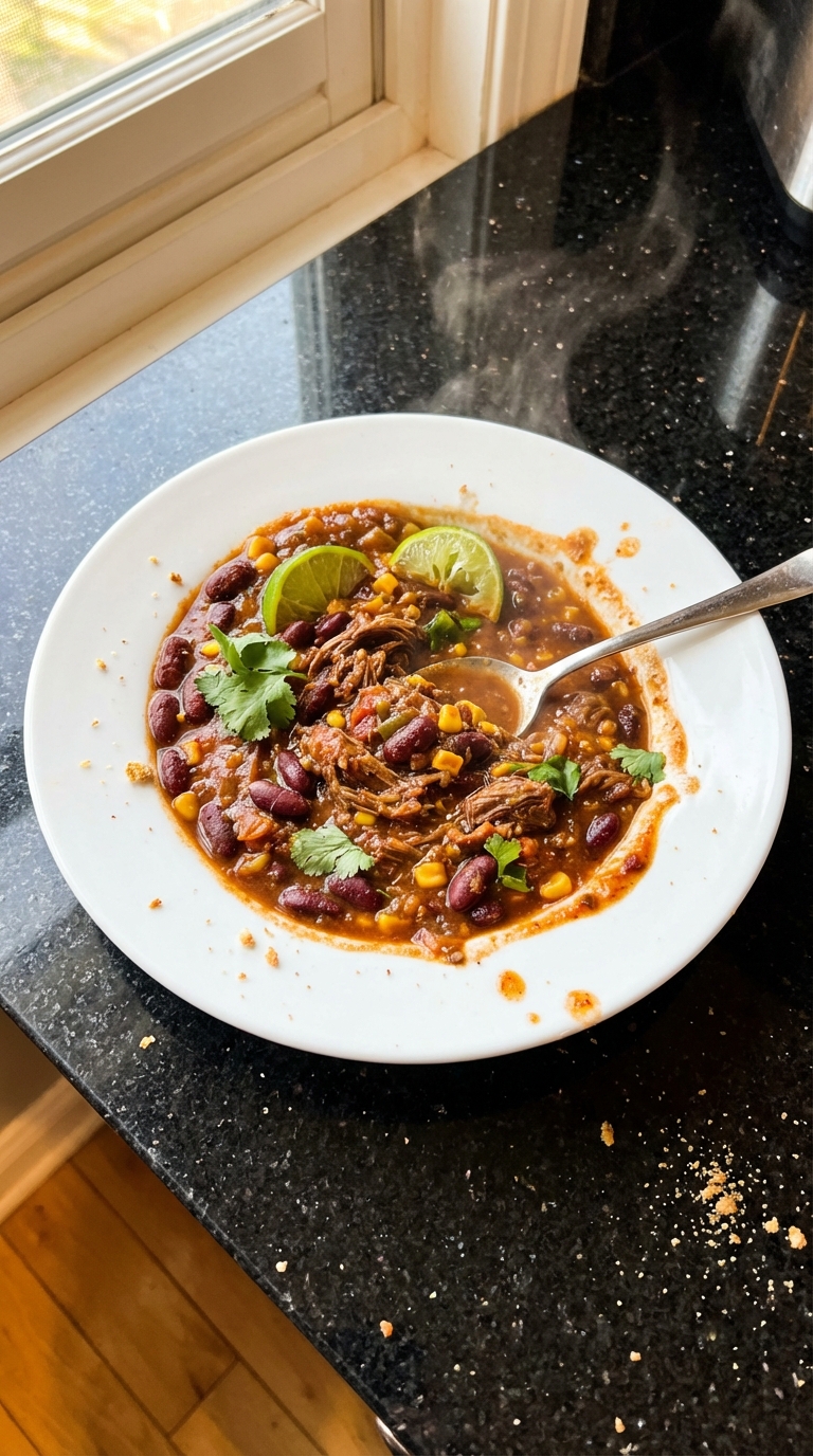 Southwestern Beef Chili Burst
