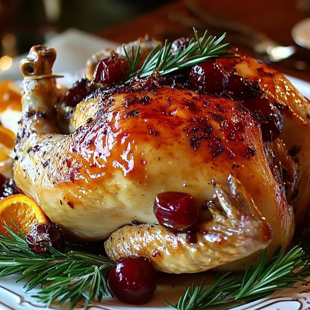 Cranberry Orange Glazed Turkey
