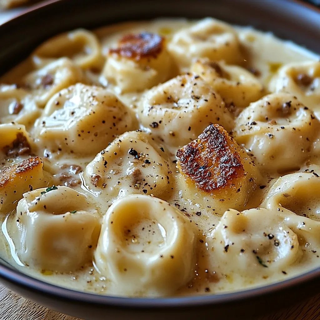 <p>Cheesesteak Tortellini in Creamy Provolone Sauce: An Incredible 7-Step Recipe</p>
