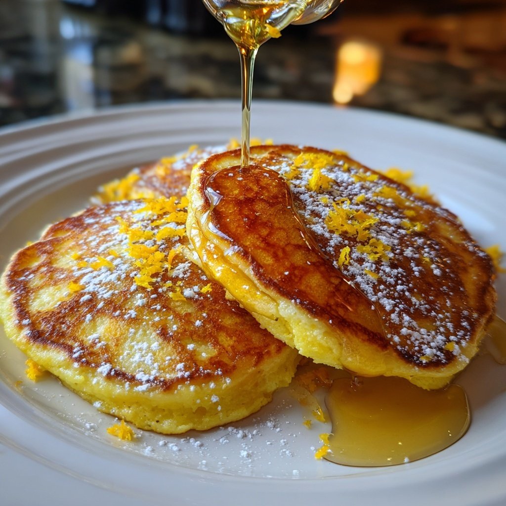 Italian-Style Ricotta Pancakes with Citrus Zest​