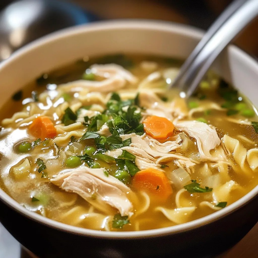 Flu-Fighting Chicken Noodle Soup