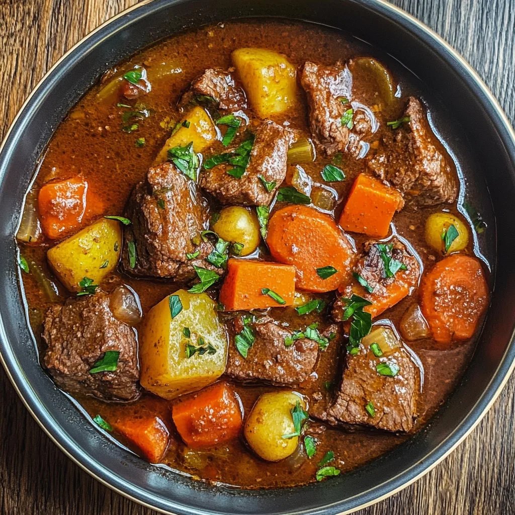 Crockpot Summer Beef Stew