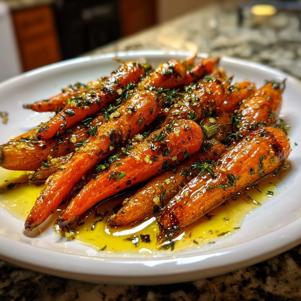 Thyme Roasted Carrots with Honey