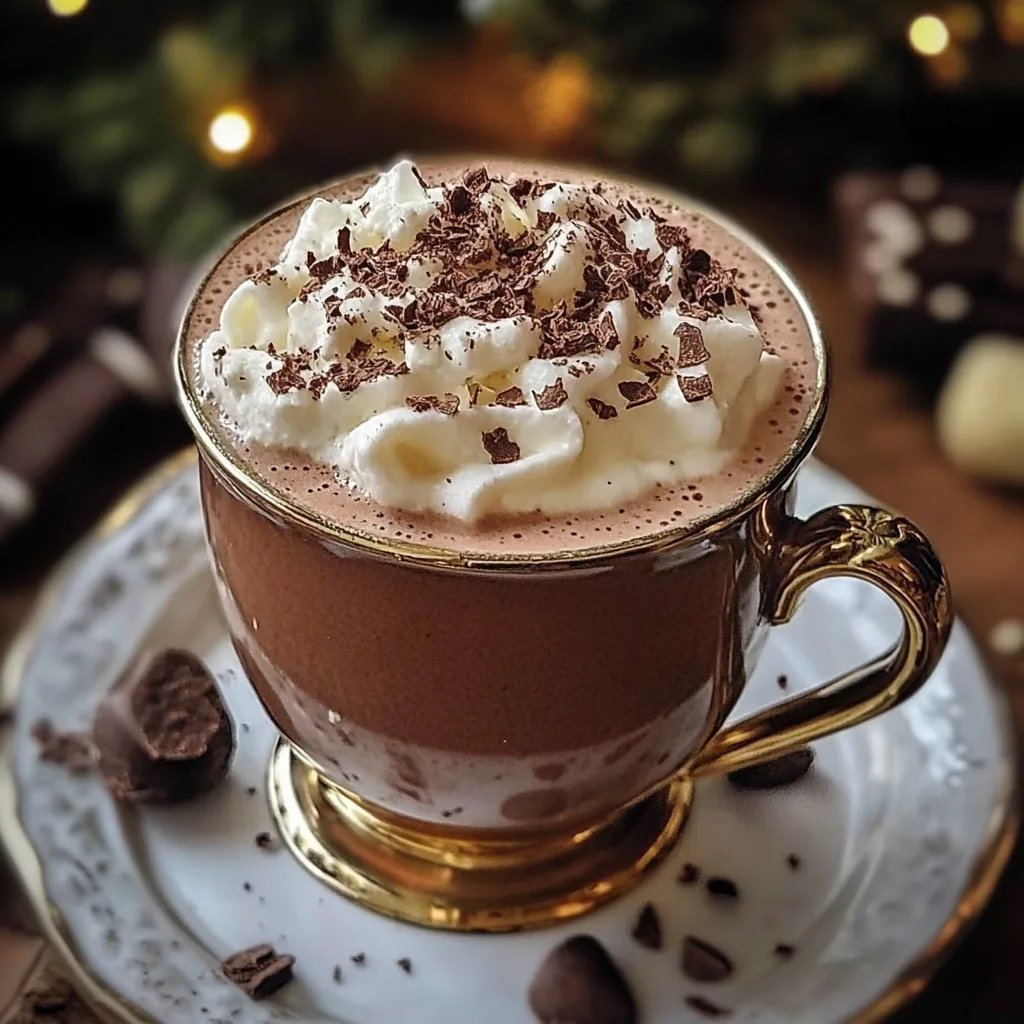 Cozy French Hot Chocolate Bliss