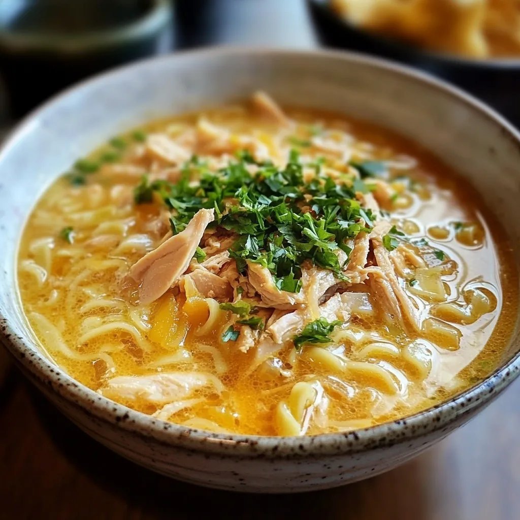 Crack Chicken Noodle Soup