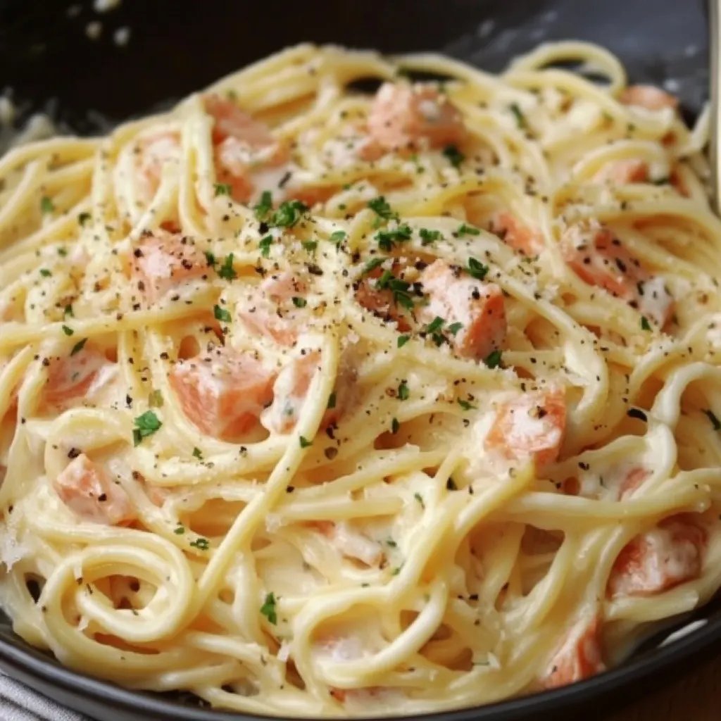 Smoked Salmon Carbonara