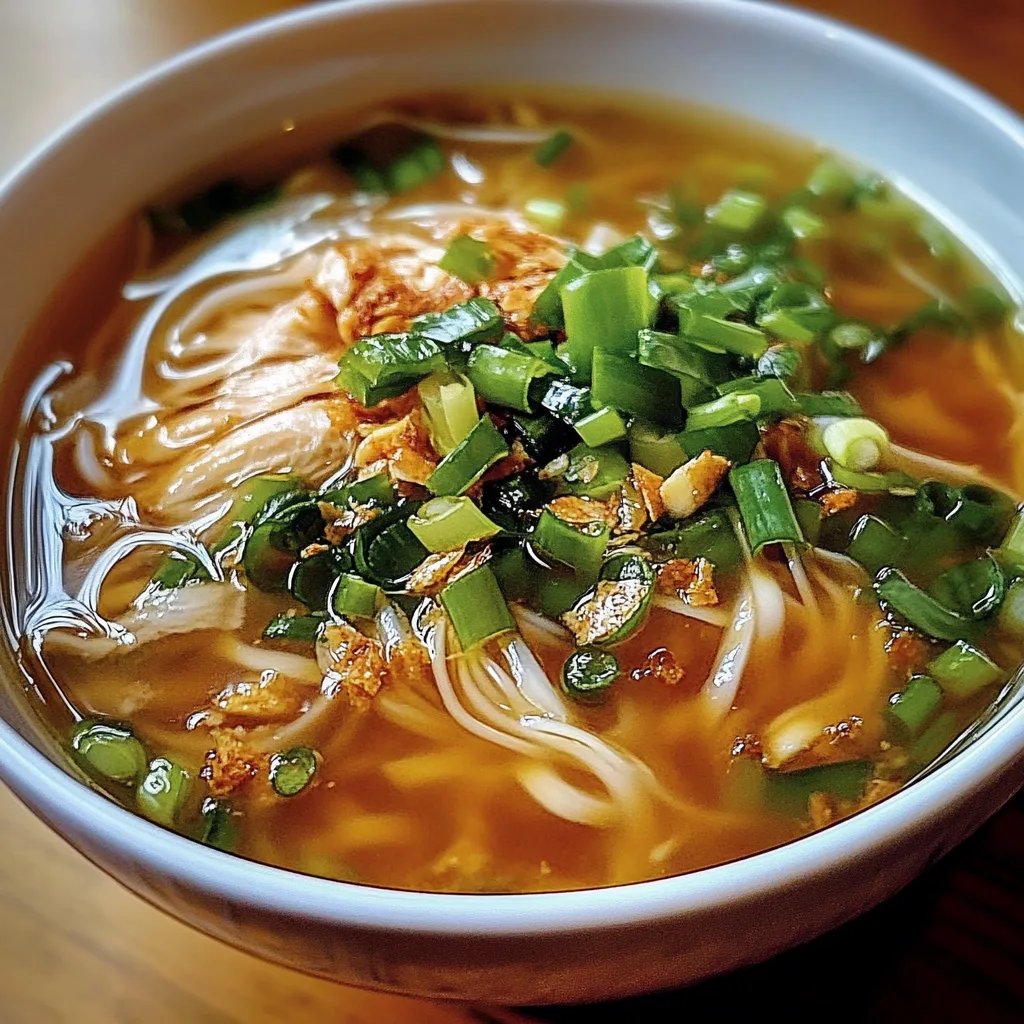 Ginger Garlic Chicken Noodle Soup