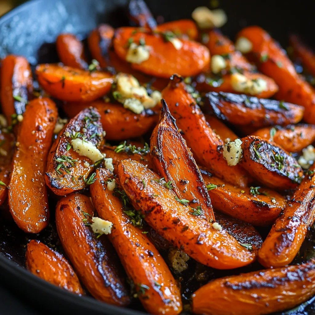 Honey Balsamic Roasted Carrots