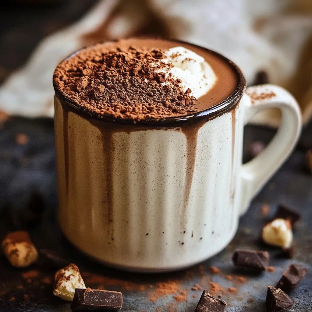 Hot Chocolate with Cocoa Powder