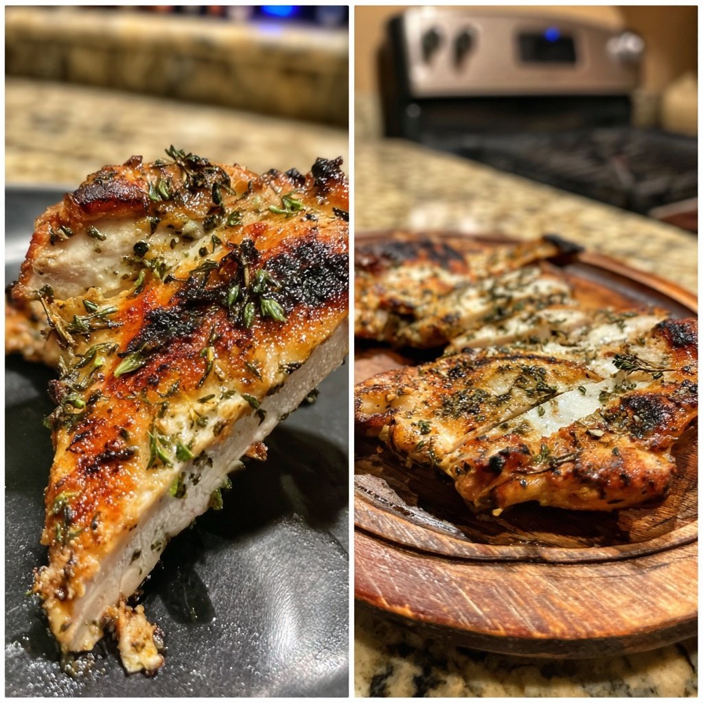 Simple Lemon Thyme Grilled Chicken