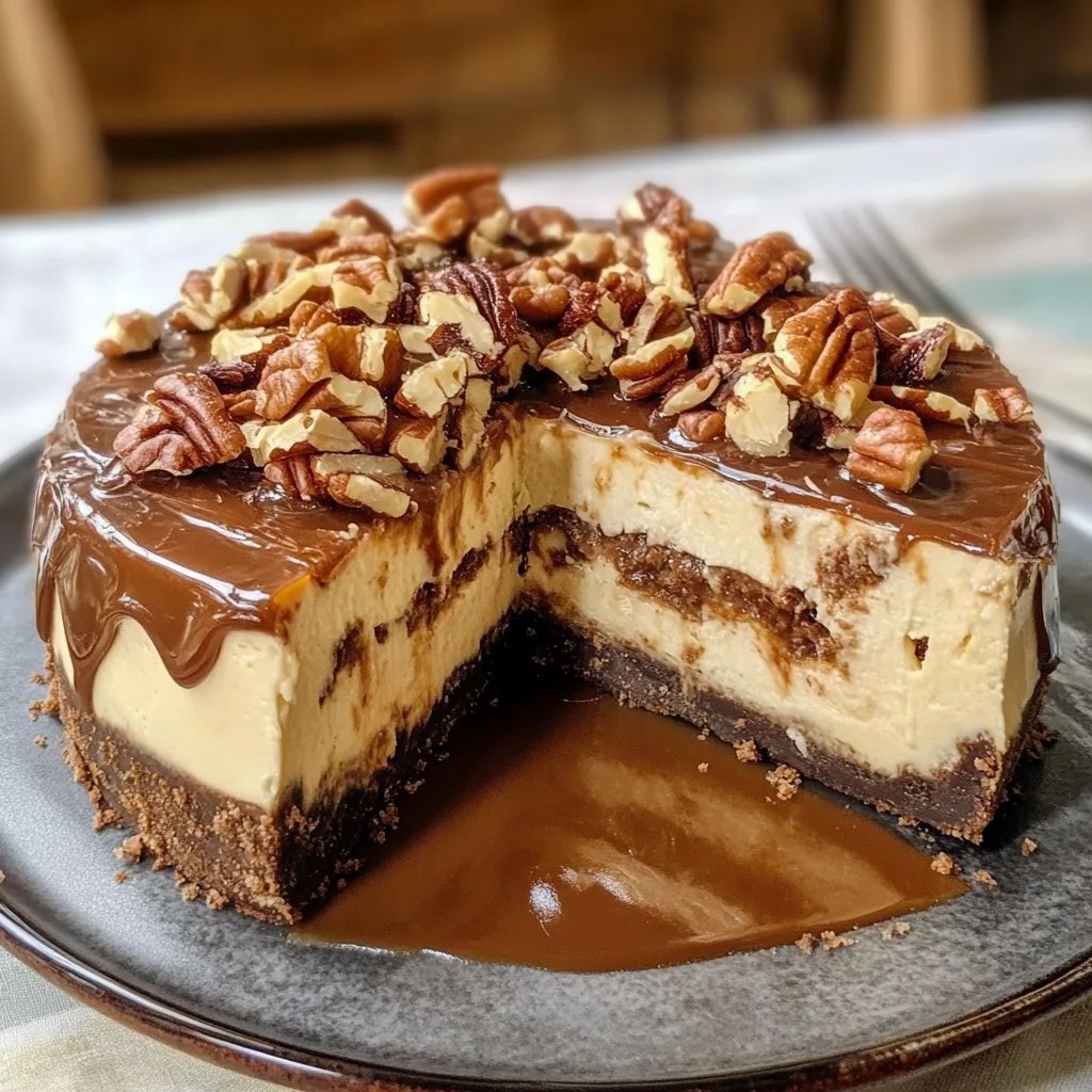 Decadent Pecan Caramel Cheesecake