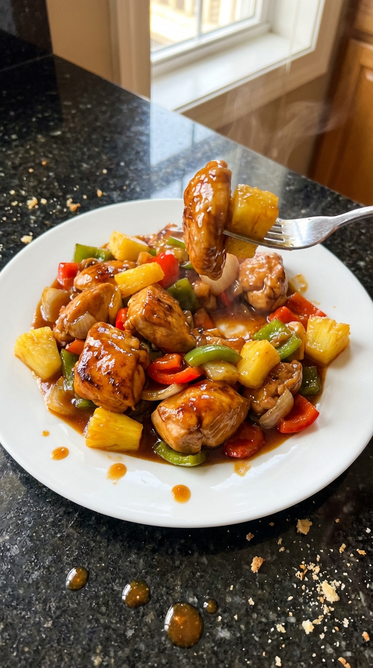 Tangy Pineapple Chicken Stir Fry