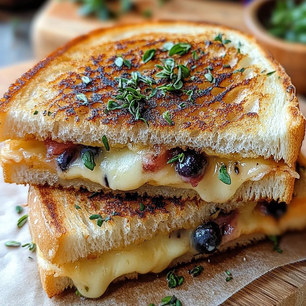 Gourmet Blueberry Grilled Cheese: An Incredible Ultimate Recipe