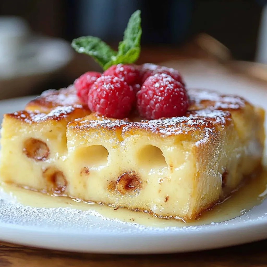 Custard Bread Pudding with Vanilla Sauce: An Incredible Ultimate Recipe