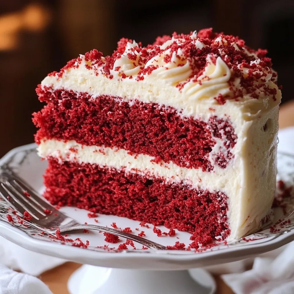 Red Velvet Birthday Cake with Cream Cheese Frosting