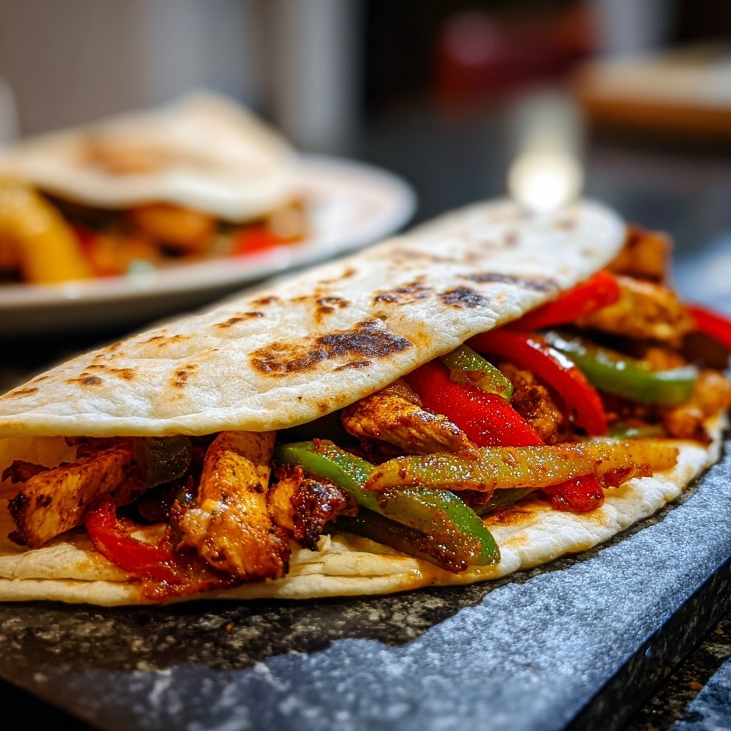 Chicken Fajitas with Peppers