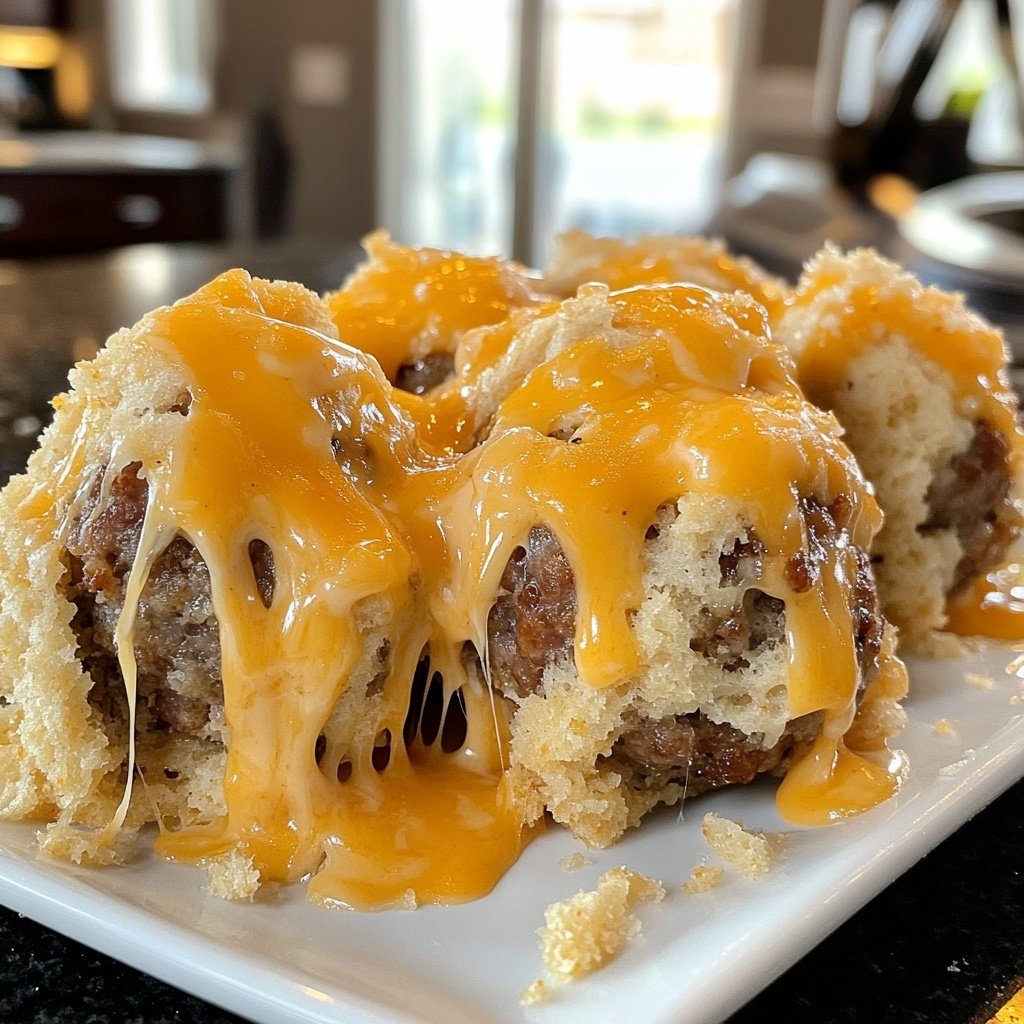 Savory Cheddar Bay Biscuit Sausage Balls