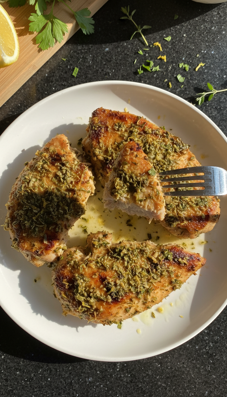Lemon Herb Chicken with Quinoa