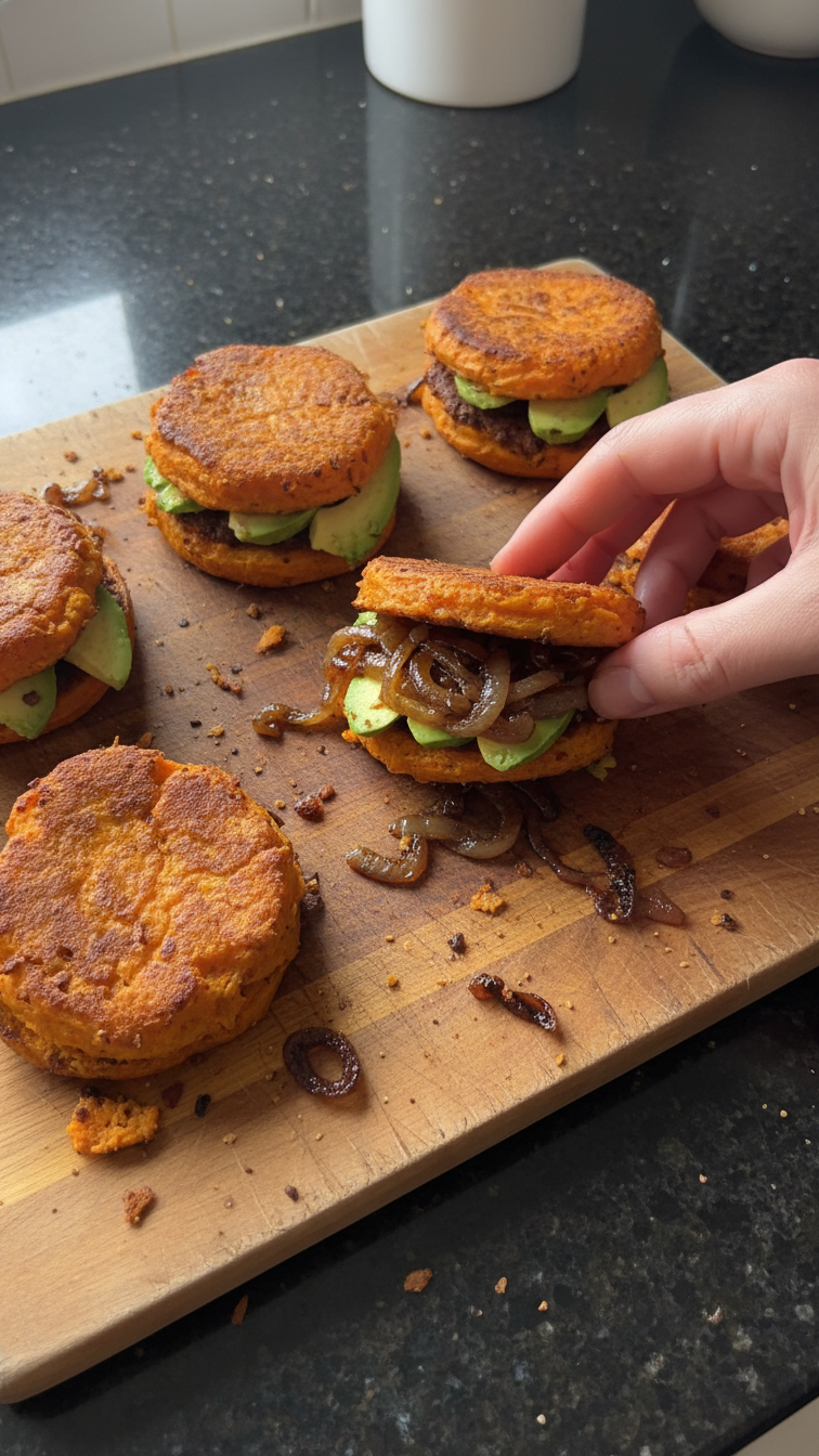 Savory Sweet Potato Sliders