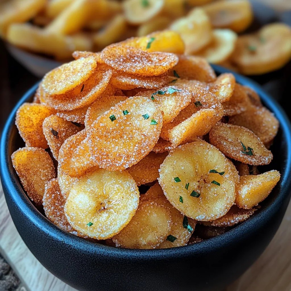 Crispy Cinnamon Sugar Banana Chips: An Amazing Ultimate Recipe