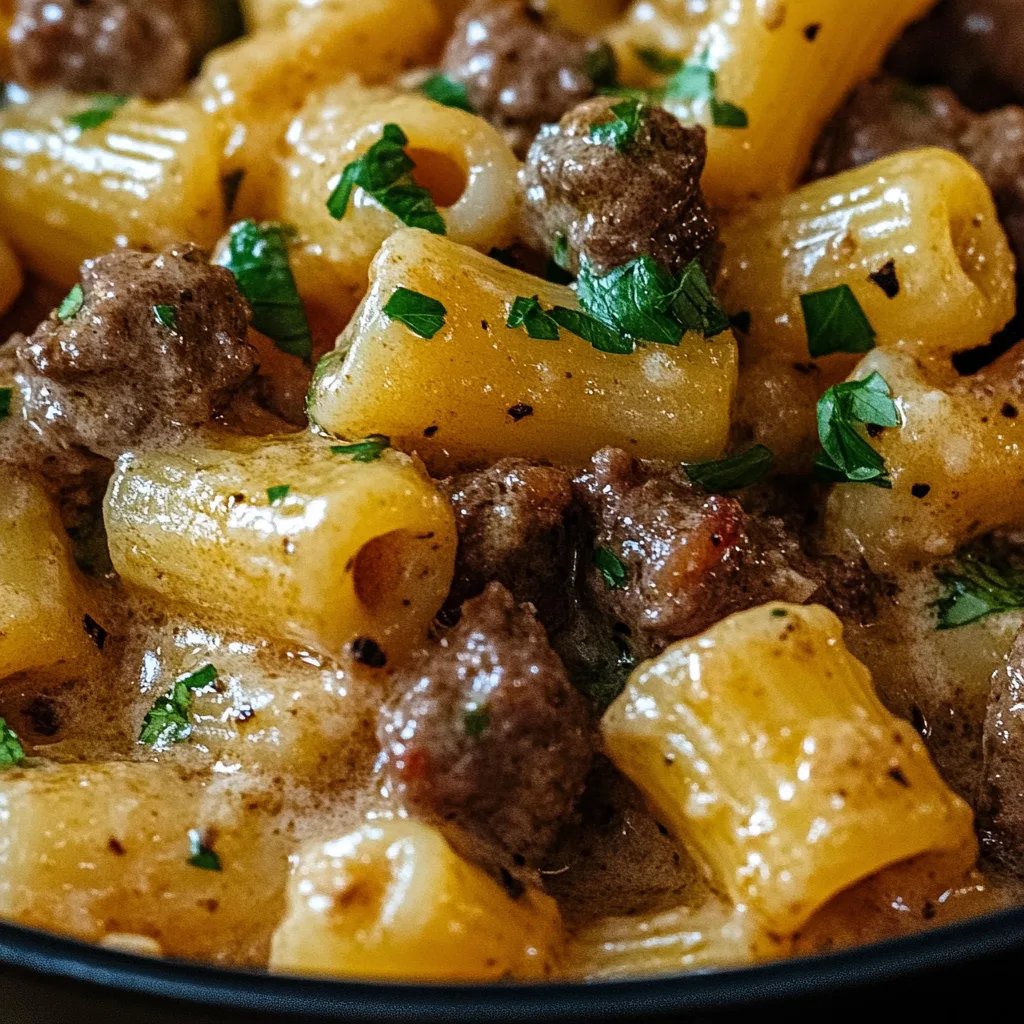 Creamy One-Pot Beef & Pasta Magic: An Incredible Ultimate Recipe