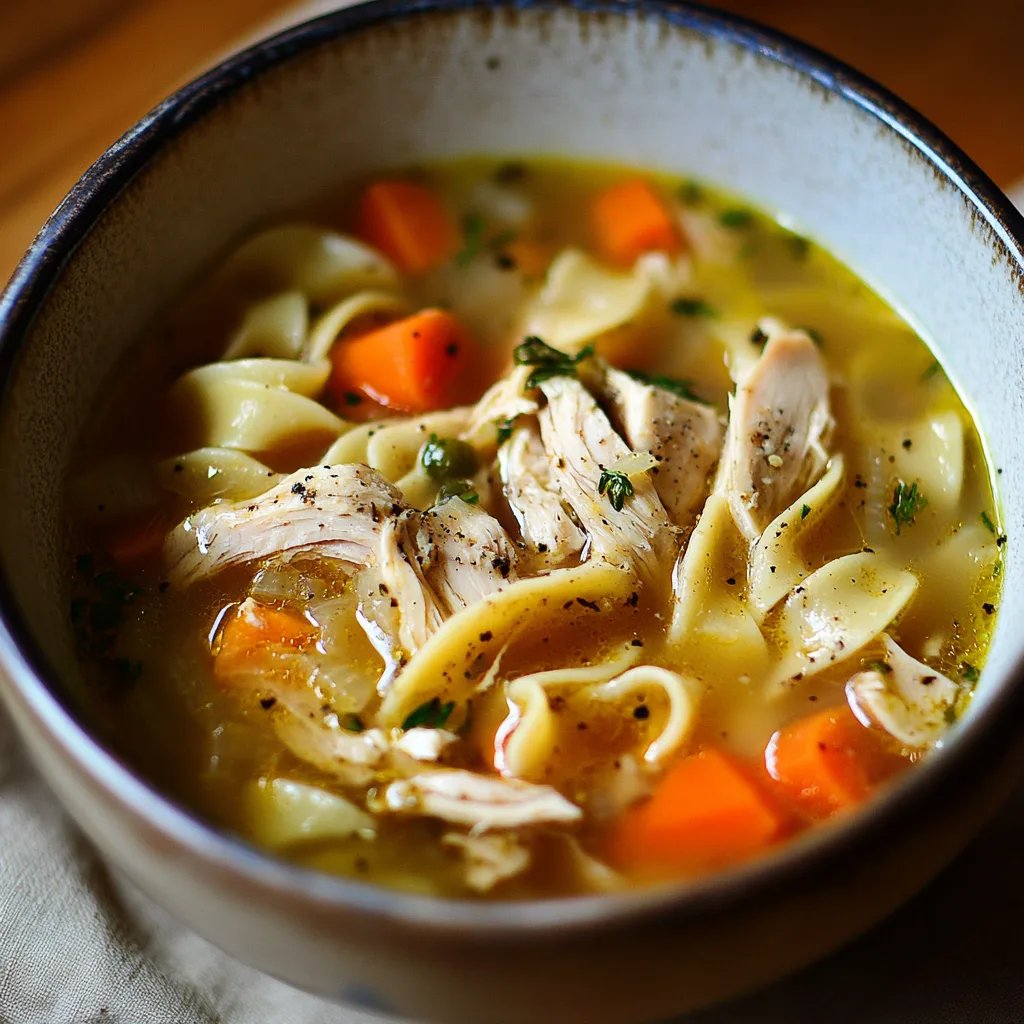 The Best Roasted Chicken Noodle Soup