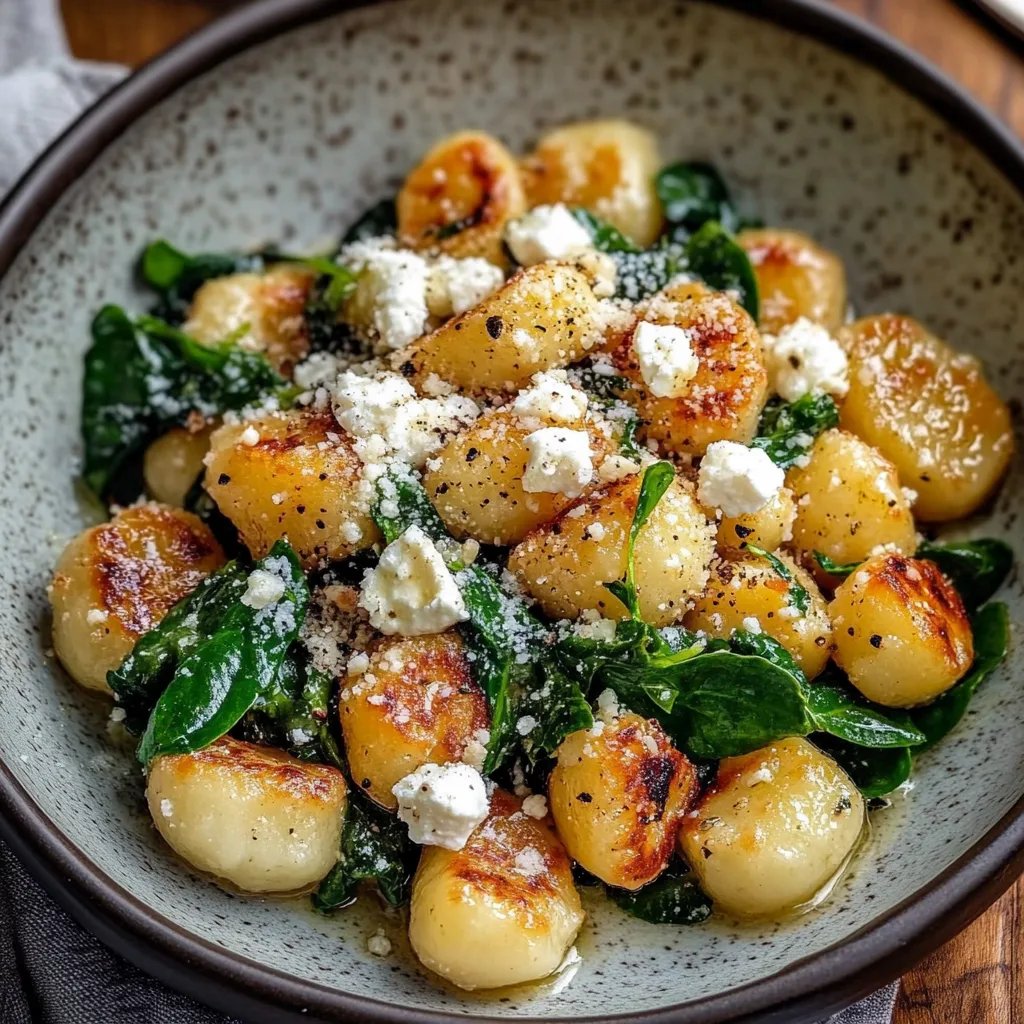 Creamy Gnocchi with Spinach & Feta: An Amazing Ultimate Recipe