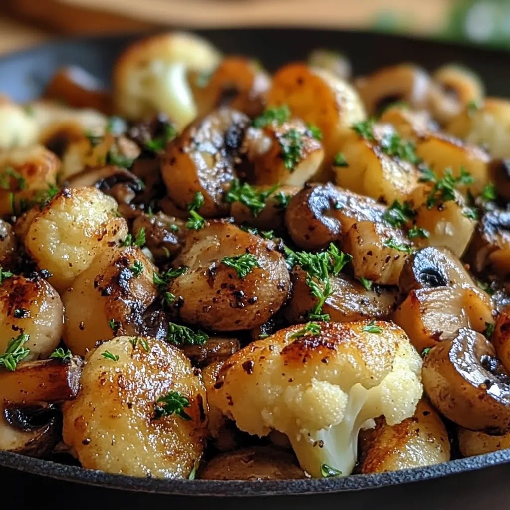 Garlic Cauliflower Mushroom Skillet: An Amazing Ultimate Recipe