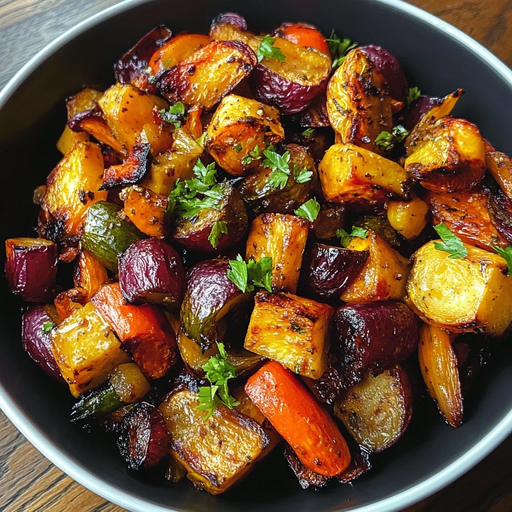 Winter Vegetable Salad w/ Roasted Butternut Squash