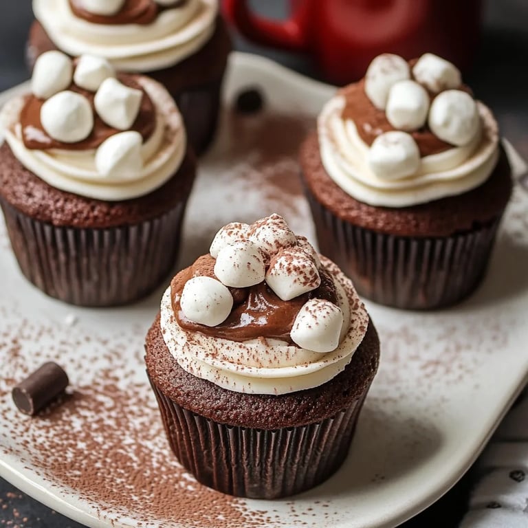 Hot Chocolate Cupcakes