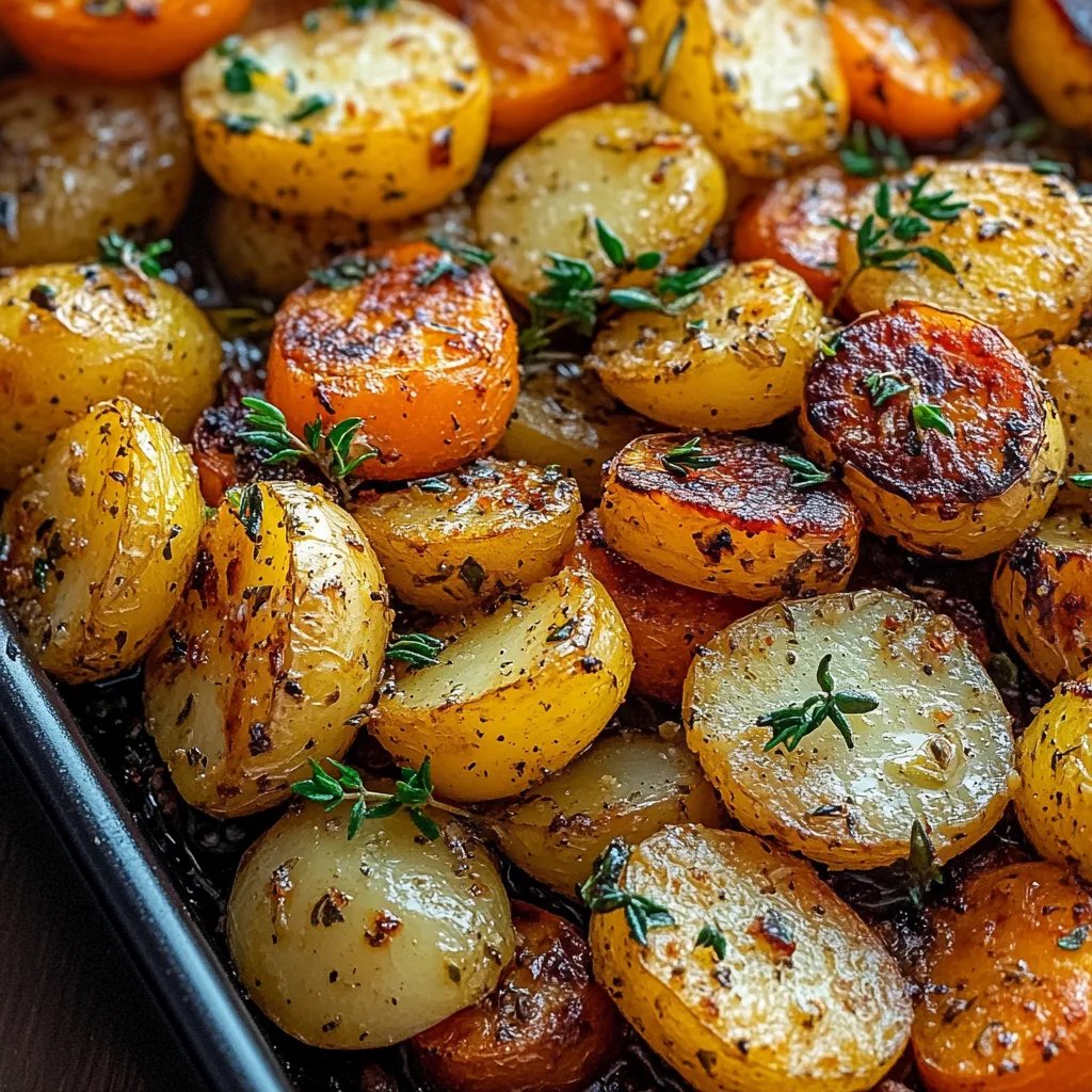 <p>Garlic Herb Roasted Potatoes & Carrots: An Incredible Ultimate Recipe</p>