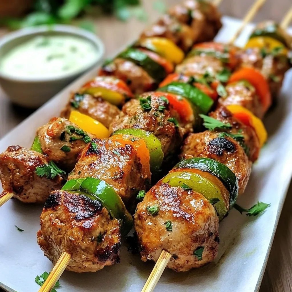 Turkey Kebab Skewers