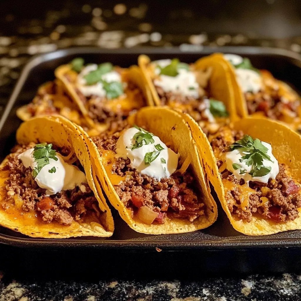 Crispy Baked Beef Tacos: An Incredible Ultimate Recipe for 10