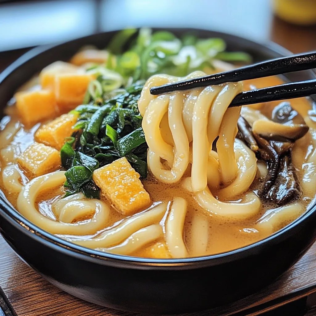 Quick One Pot Miso Udon