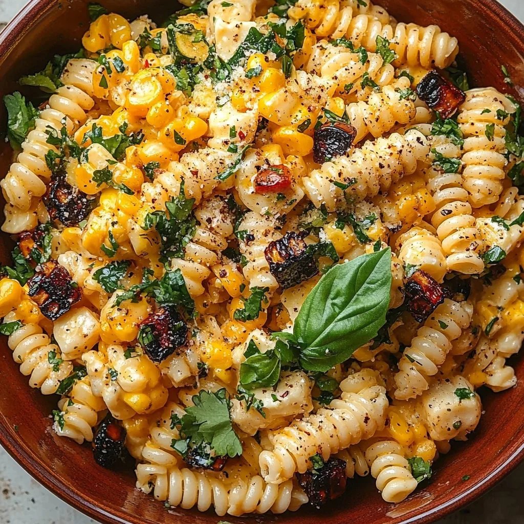 Healthy Street Corn Pasta Salad: An Incredible 7-Ingredient Recipe