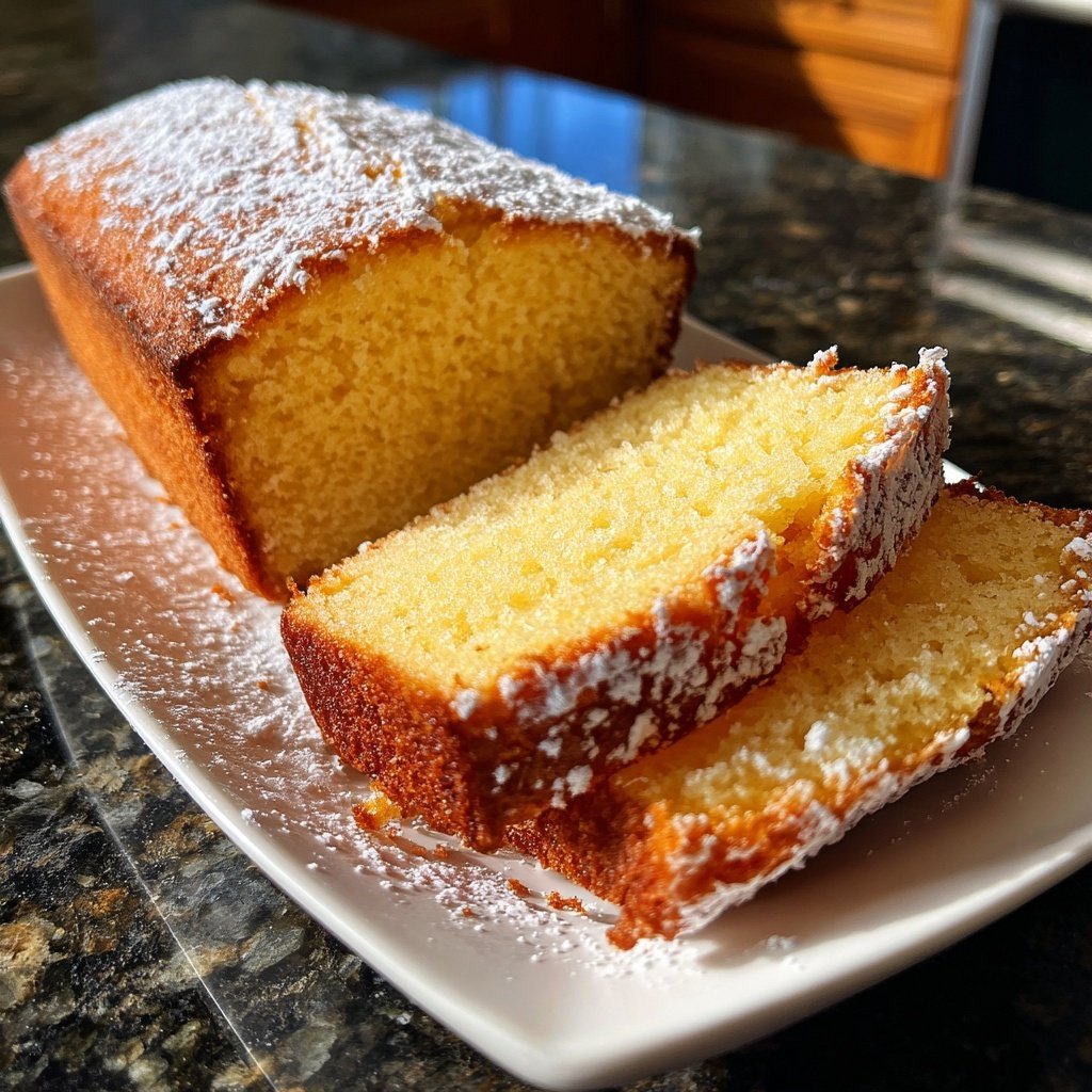 Easy Vanilla Pound Cake