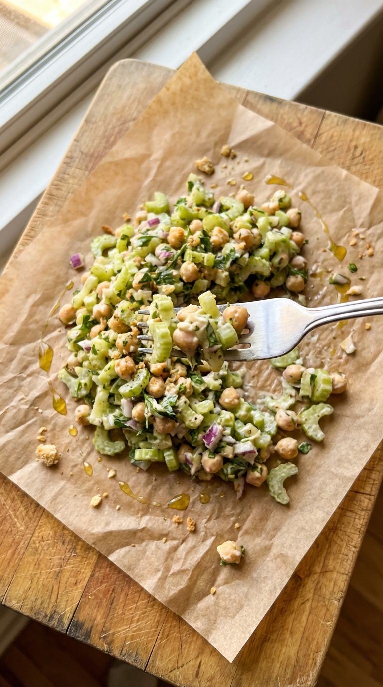 Celery and Chickpea Salad