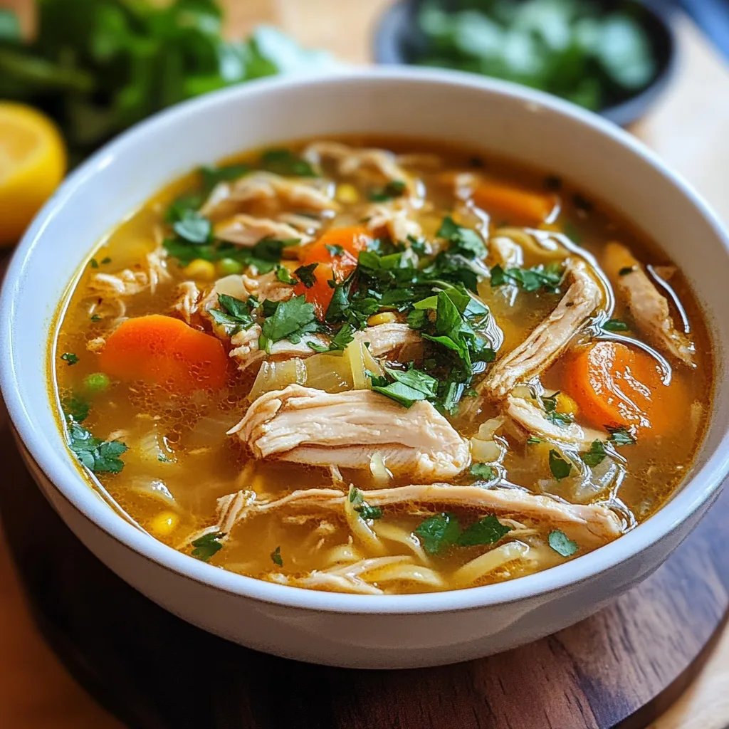 Spicy Chicken Noodle Soup