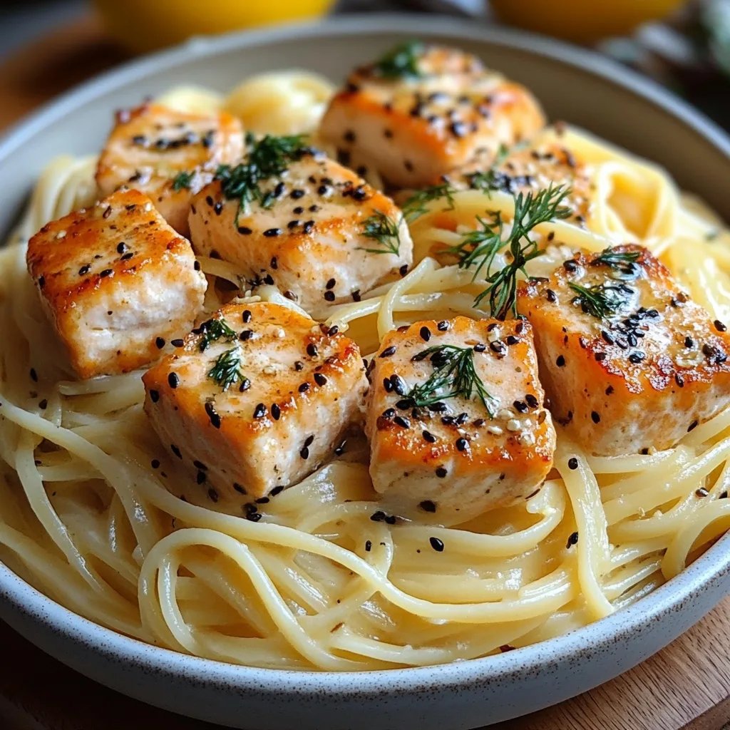 <p>Quick Lemon Dill Salmon Pasta: An Amazing Ultimate Recipe</p>