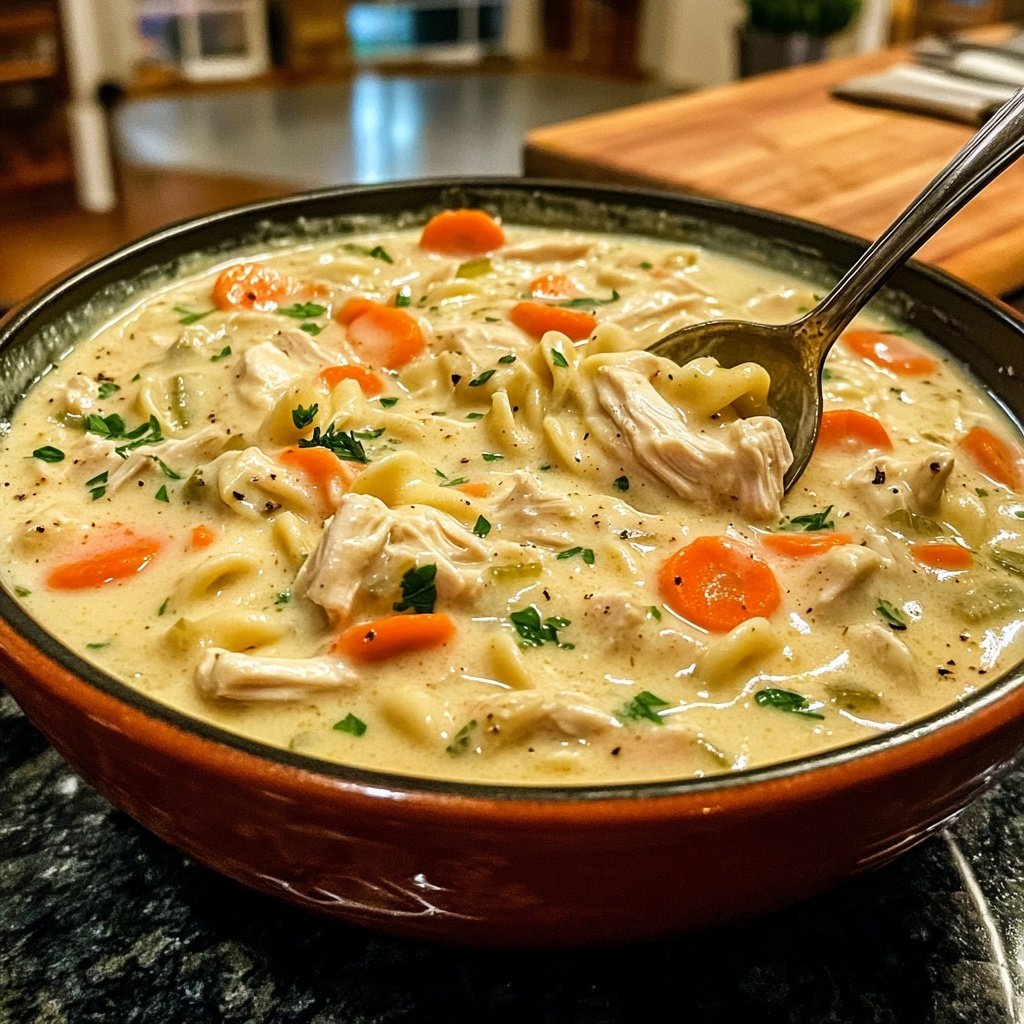 Creamy Chicken Noodle Soup