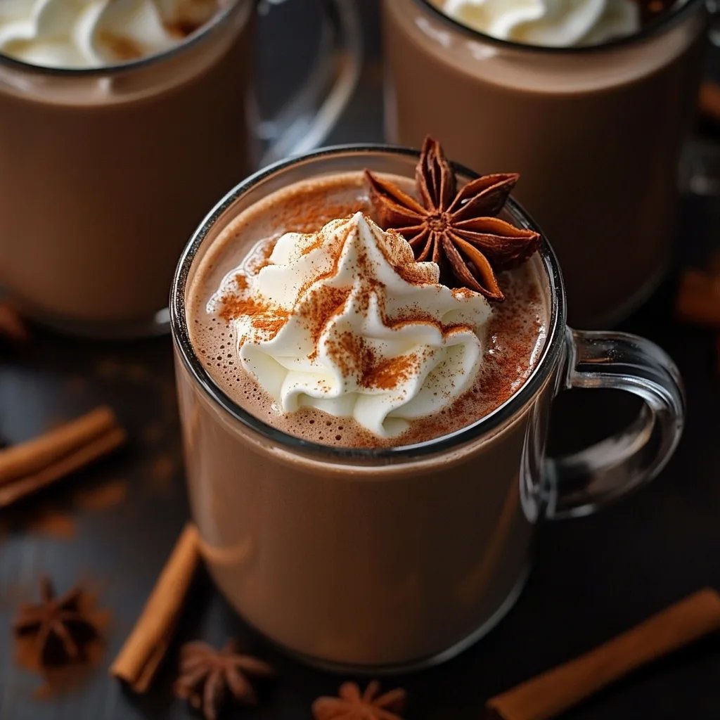 Maple Cinnamon Fall Hot Chocolate