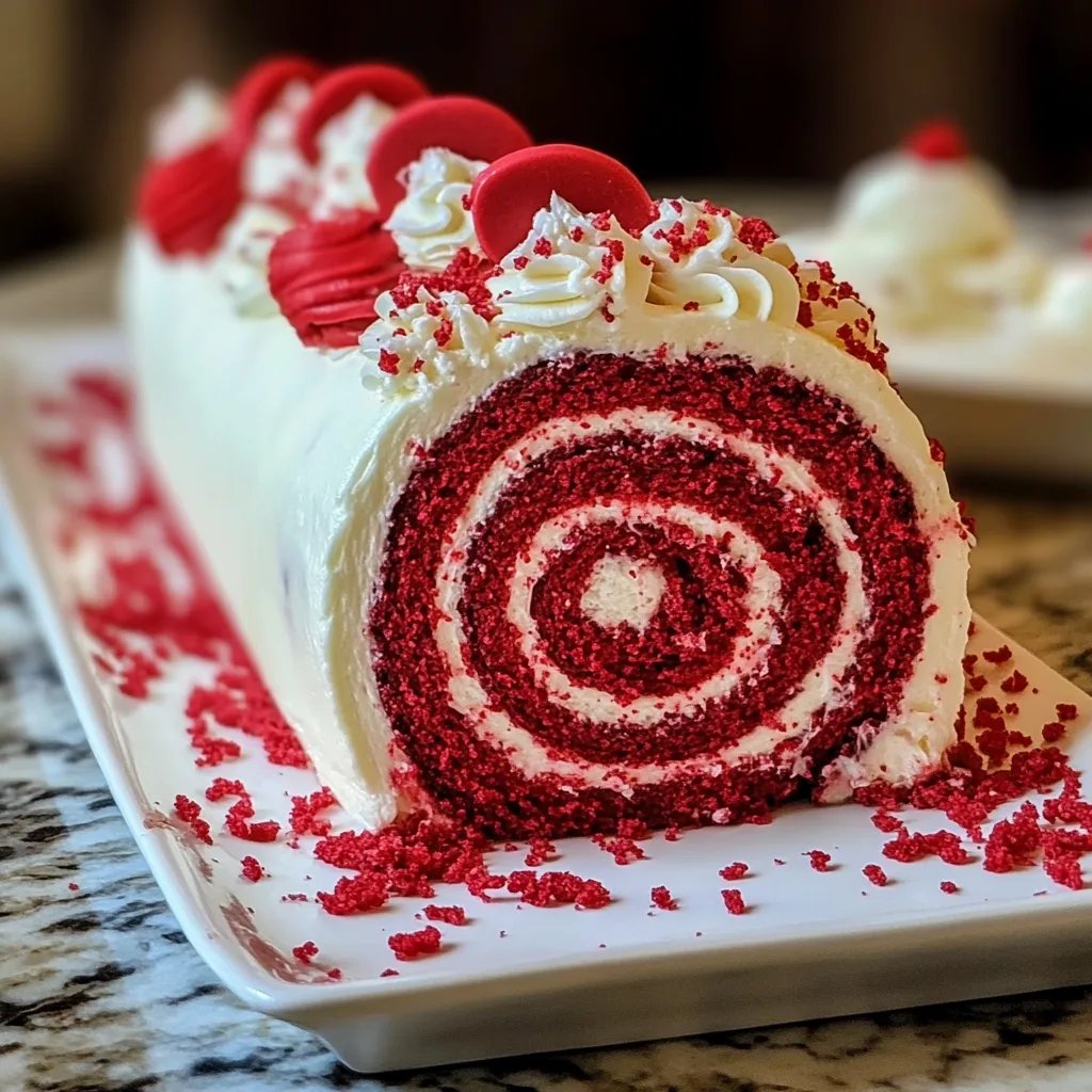 Red Velvet Cake Roll