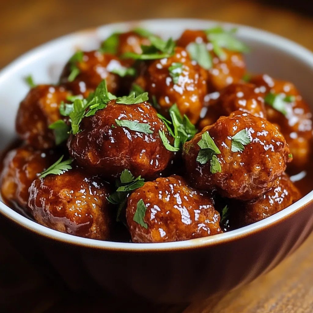 Sweet Chili Meatballs Crockpot